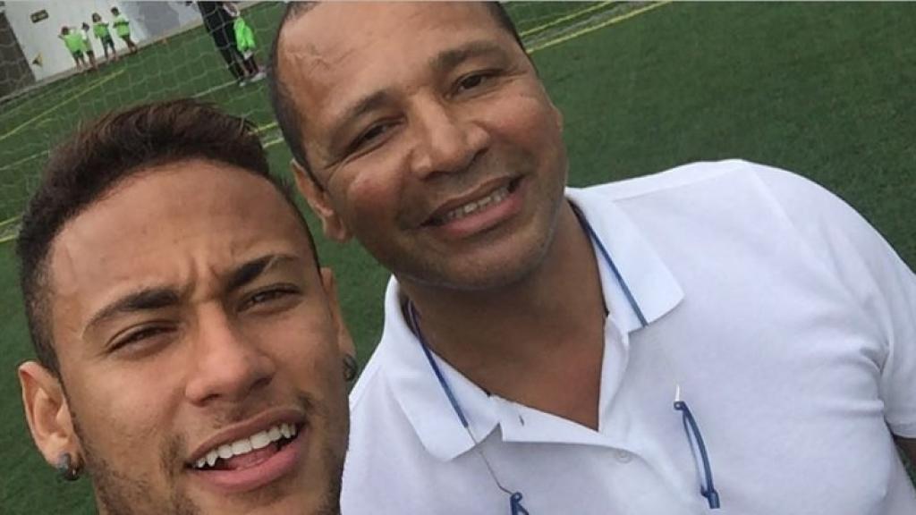 Neymar y su padre. Foto: Instagram (@neymarjr)