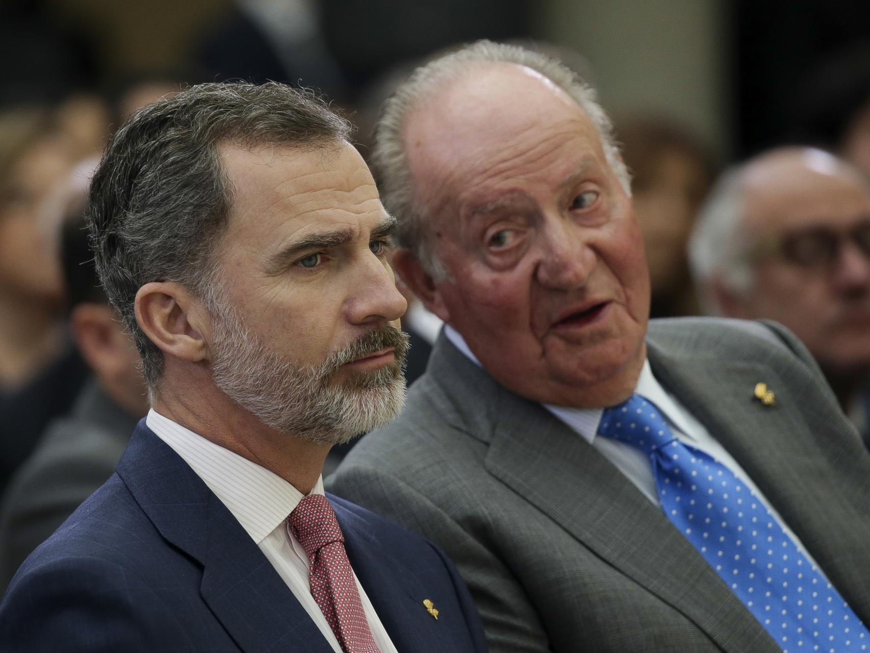 Felipe VI y Juan Carlos I en una de sus últimas apariciones juntos.