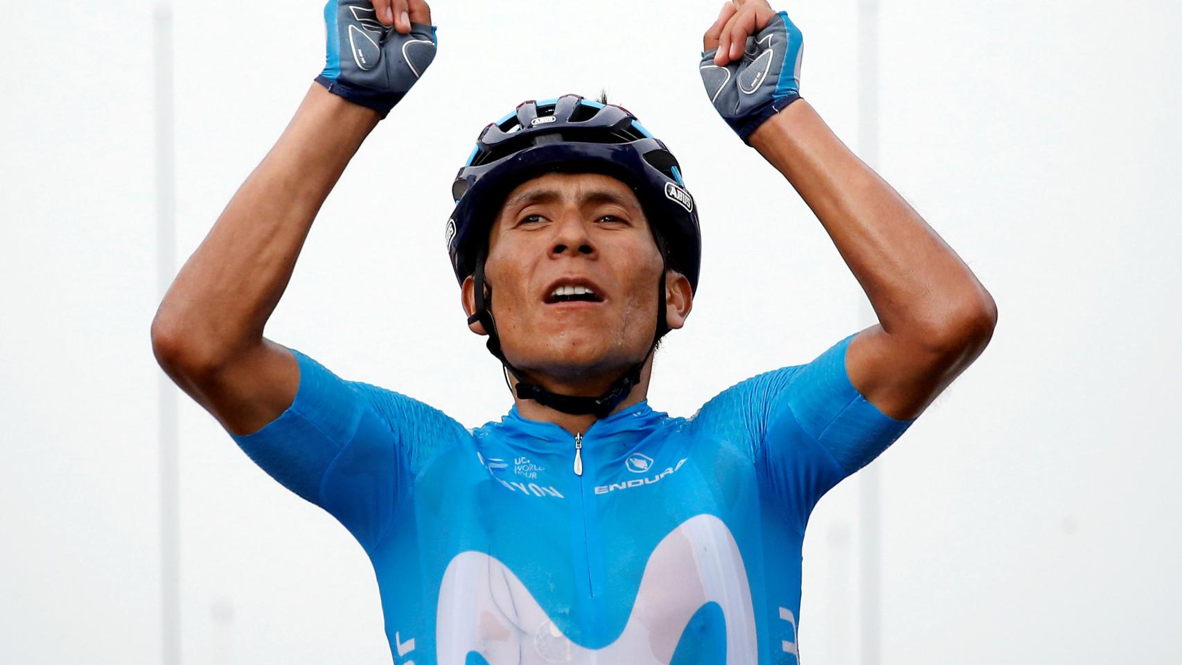 Quintana en la línea de meta.