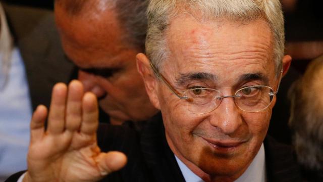 El expresidente colombiano Álvaro Uribe.