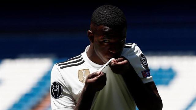 Vinicius, presentado con el Real Madrid