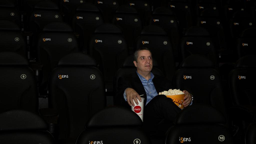 Ramón Biarnes en un complejo de Cinesa.