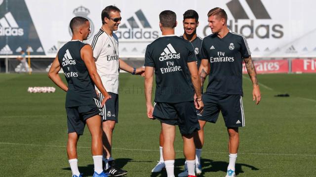 Nuevas caras en el entrenamiento del Madrid