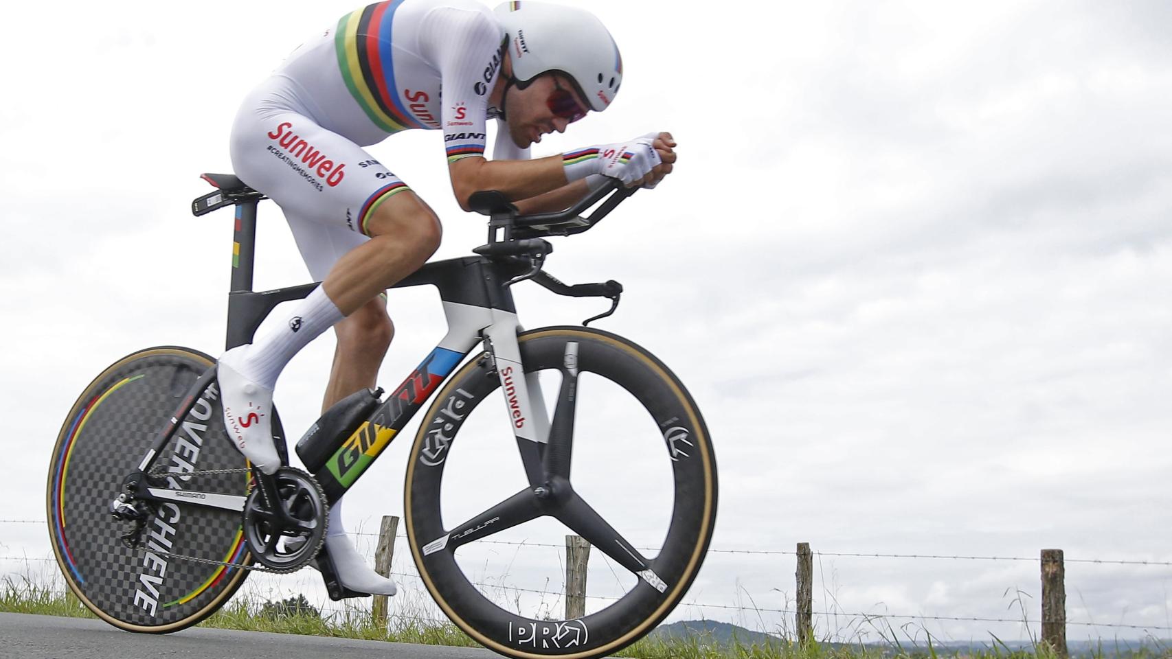 Tom Dumoulin es el actual campeón del mundo del contrarreloj.