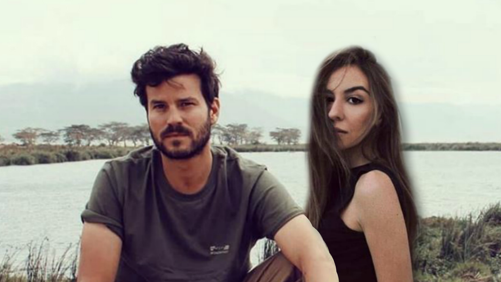 Willy Bárcenas y Loreto Sesma en un montaje en África.