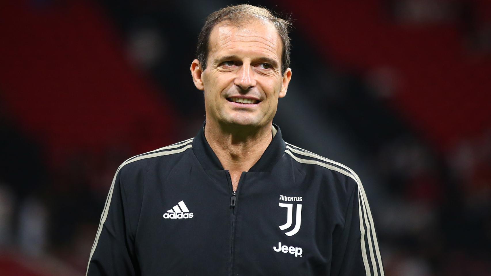 Allegri durante un partido de la Juventus de Turín