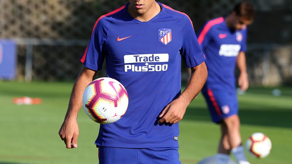 Rodri, en un entrenamiento con su equipo. Foto: atleticodemadrid.com