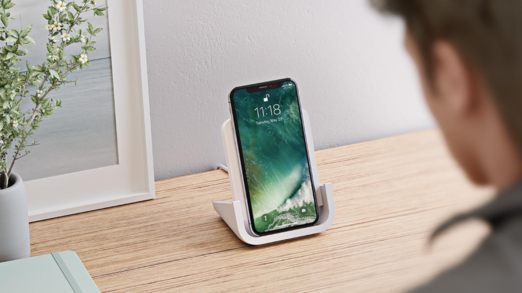 logitech powered-for-iphone carga inalambrica apple faceid