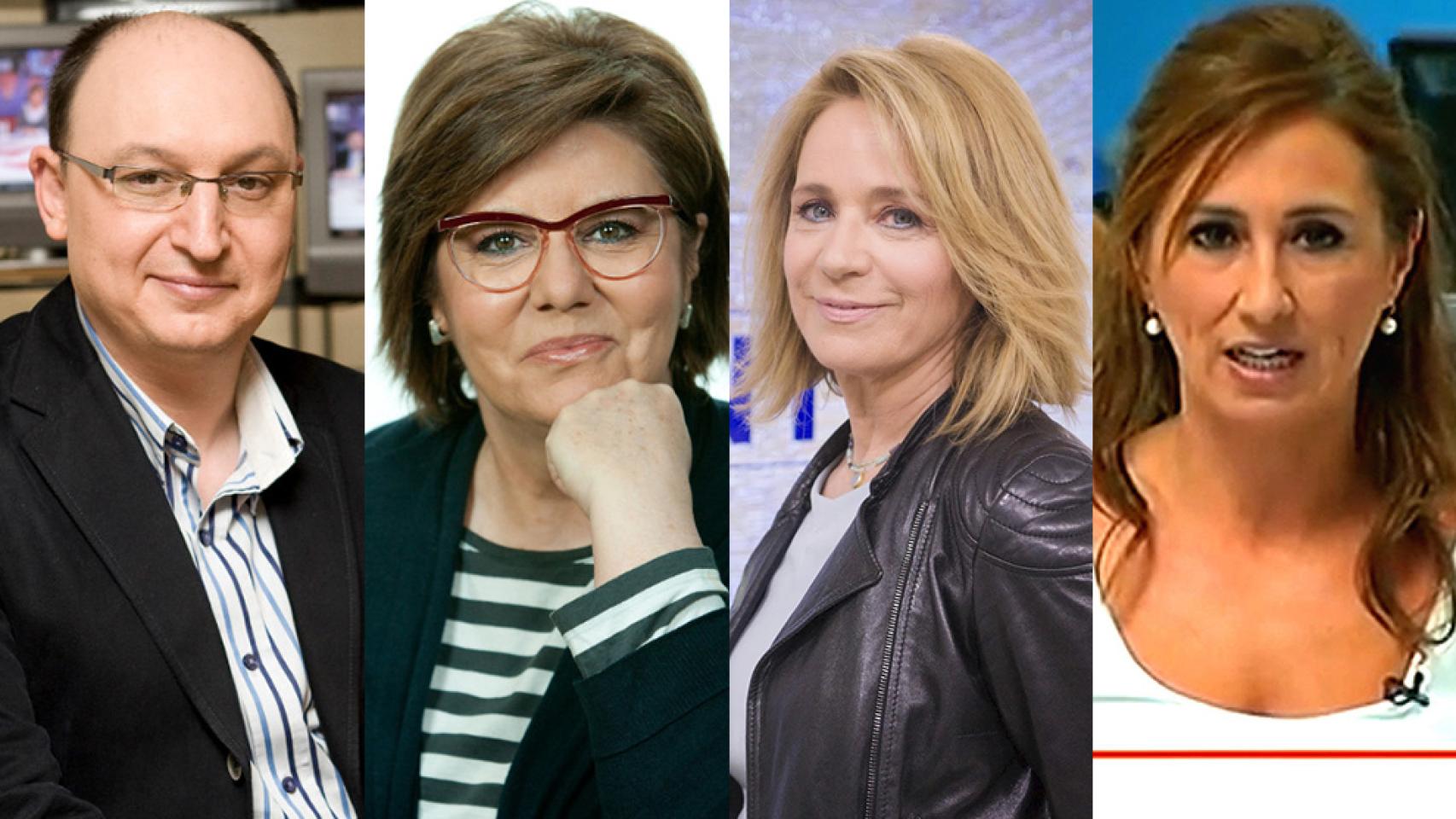 Fran Llorente, María Escario, Elena Sánchez y Begoña Alegría.