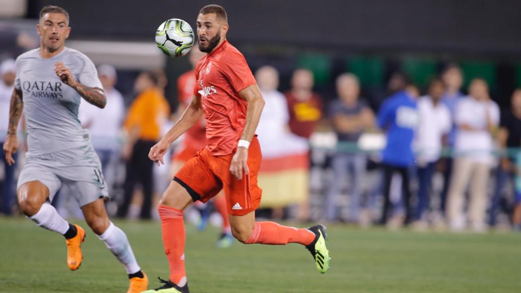 Karim Benzema, ante la Roma