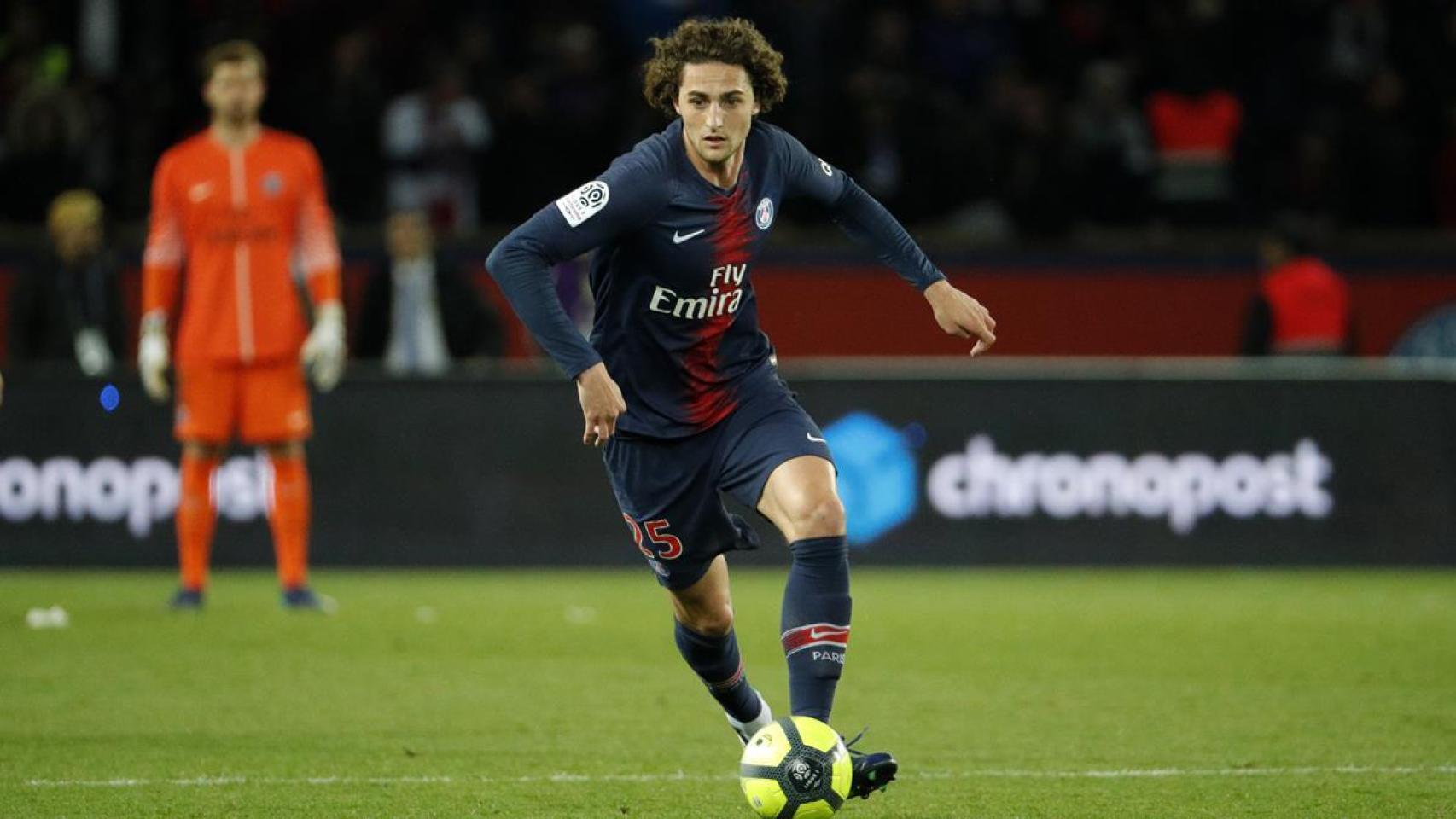 Rabiot, en un partido del PSG