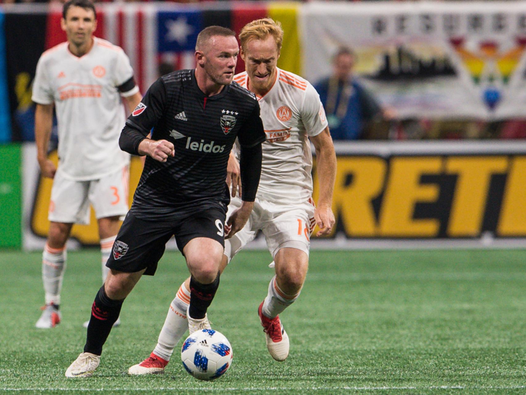 Rooney, en un partido con el DC United.
