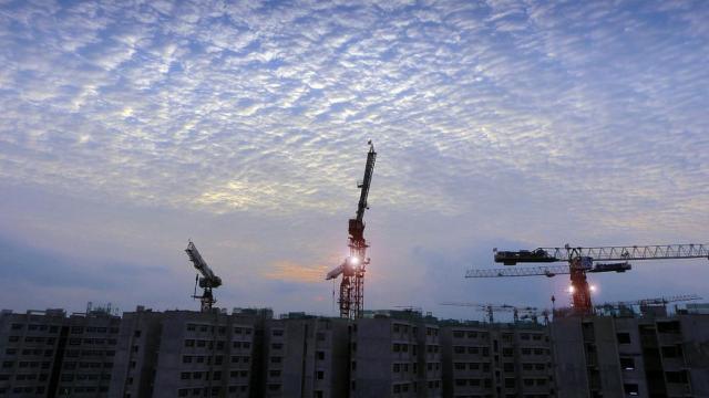 Viviendas en construcción en Navarra. ARCHIVO