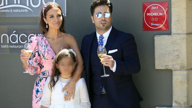 David Bustamante y Paula Echevarría con Daniella en una imagen de archivo.