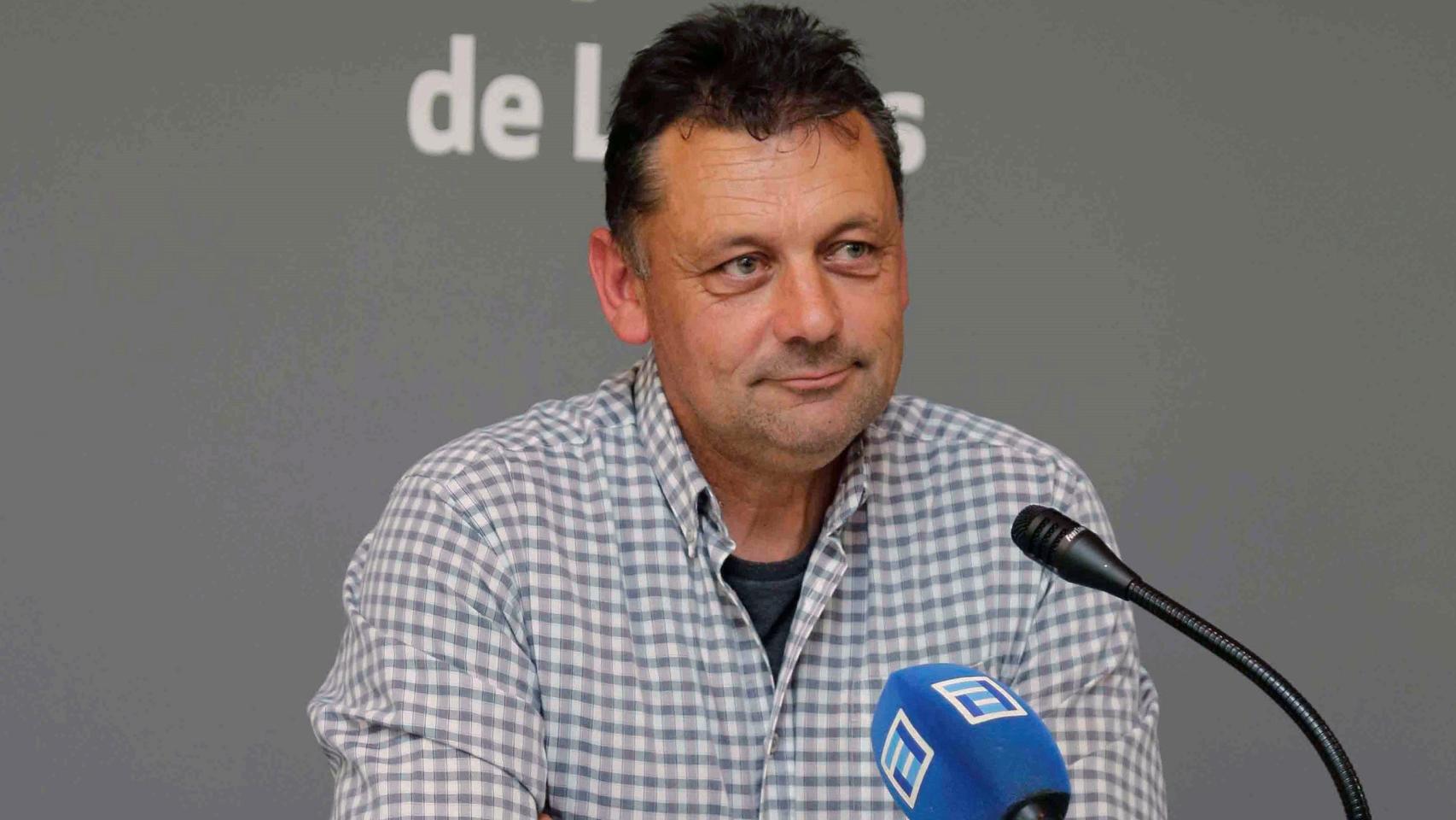 El concejal de IU asesinado, Javier Ardines, en una foto de archivo.