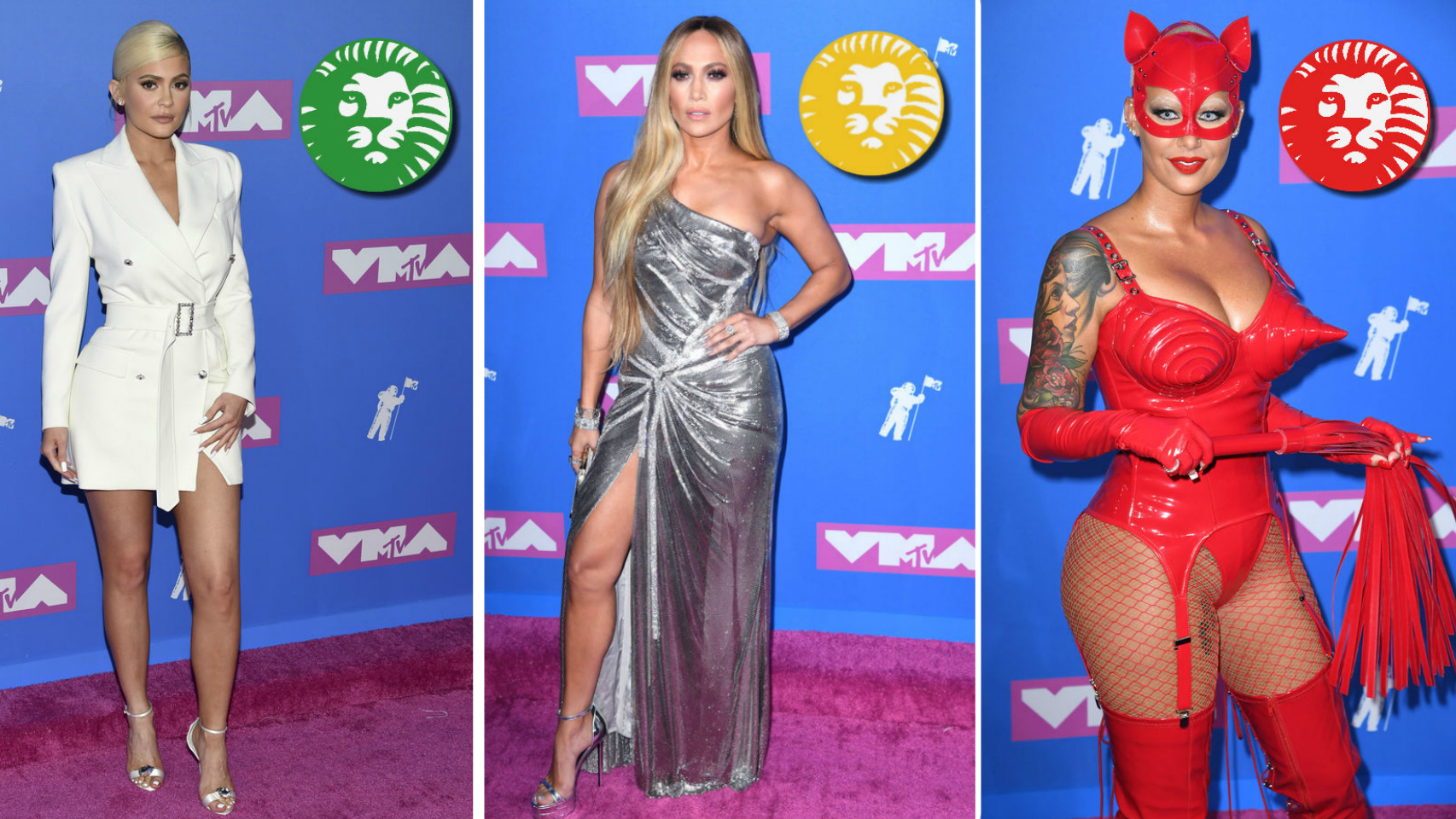 Alfombra roja de los MTV Video Music Awards en un montaje de JALEOS.