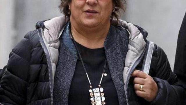 Dolors Bassa, en la entrada del Tribunal Supremo el pasado 23 de marzo.