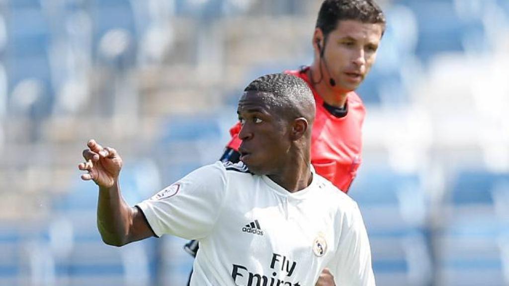 Vinicius con el Castilla