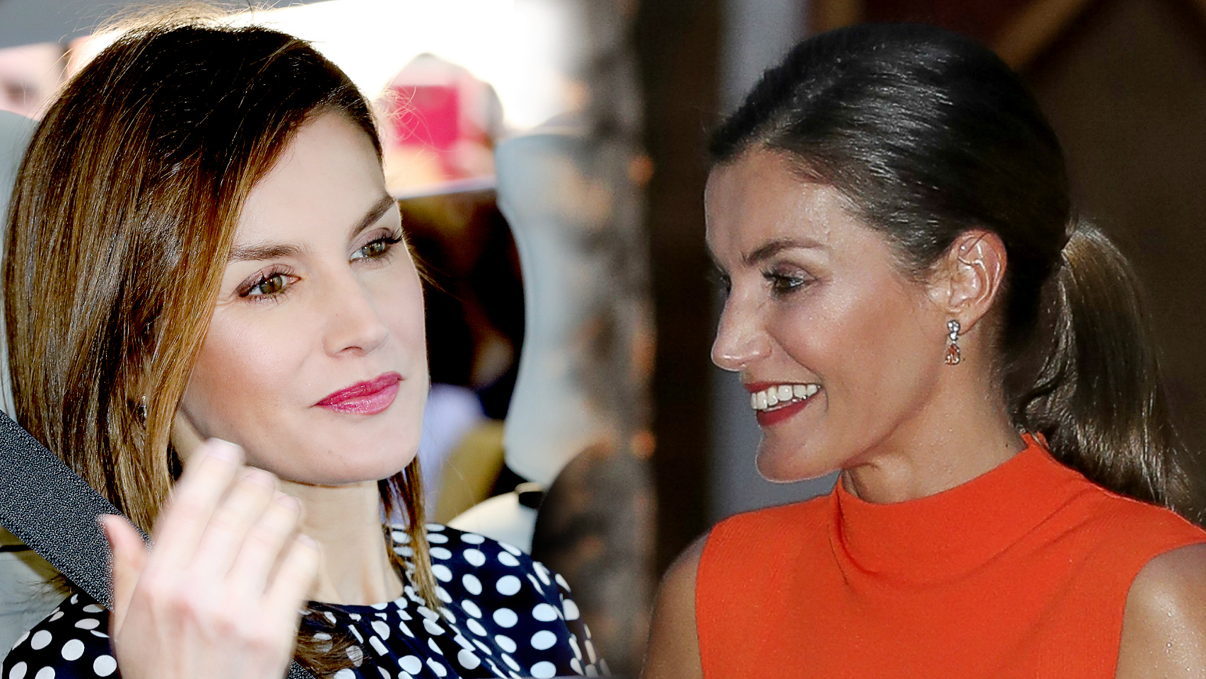 La reina Letizia en un montaje de Jaleos.