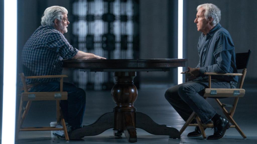 Lucas y Cameron en la entrevista.