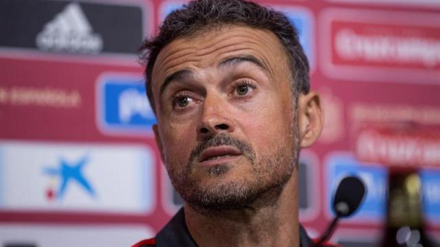 Luis Enrique en rueda de prensa