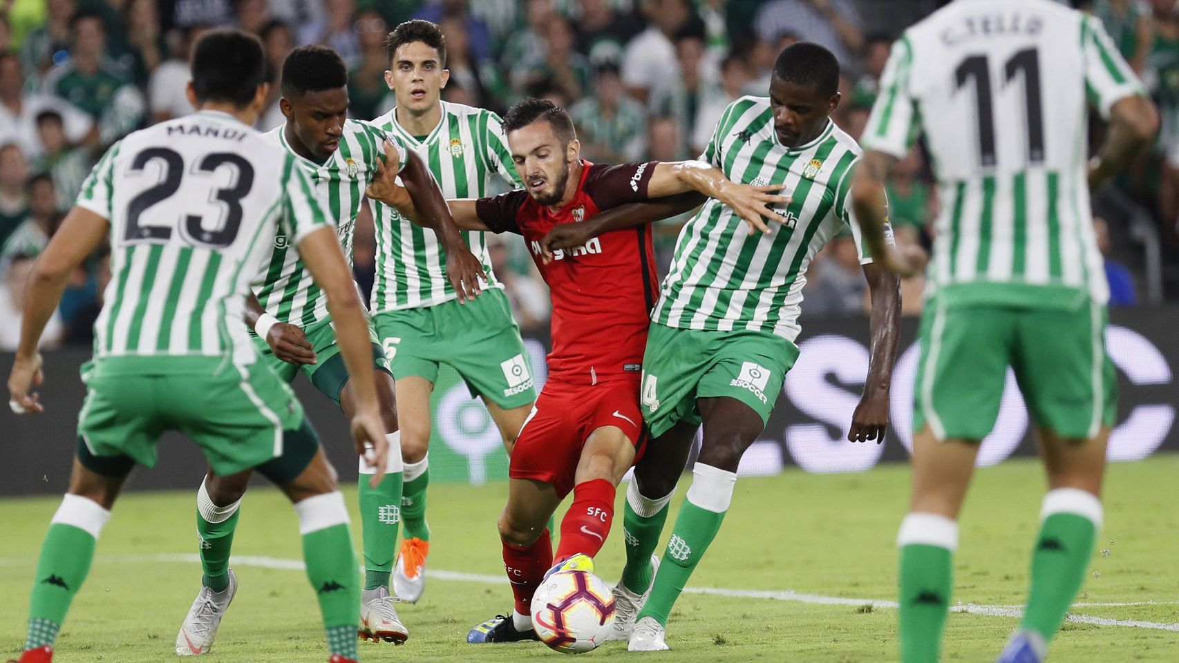 El derbi sevillano de la pasada temporada