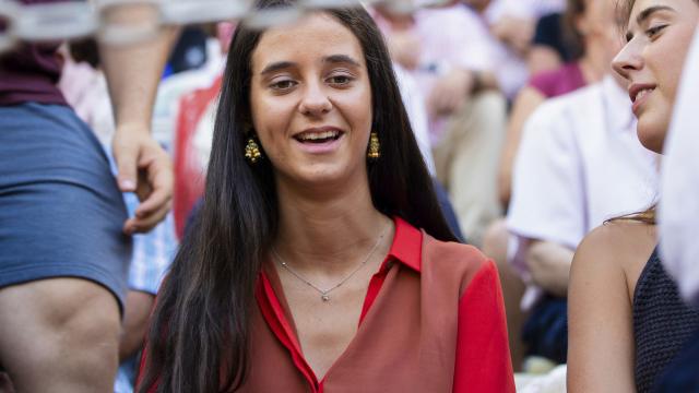 Victoria Federica durante la feria taurina de Almería.