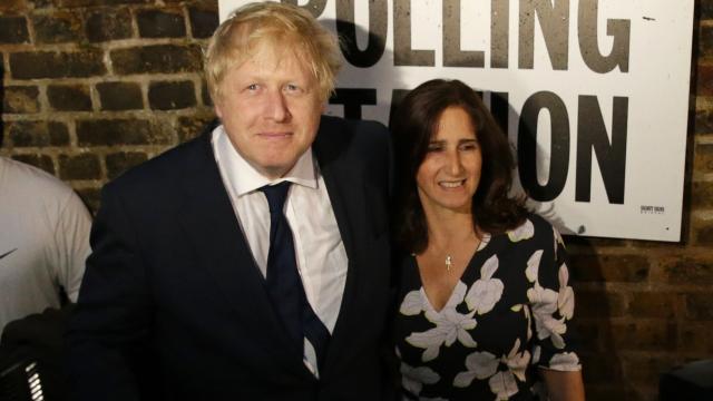 Boris Johnson y Marina Wheeler en una imagen de archivo.