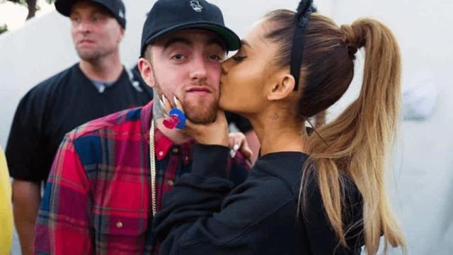 El rapero Mac Miller y su exnovia, la cantante Ariana Grande.