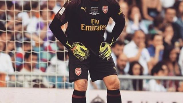 David Seaman en el Santiago Bernabéu. Foto: Instagram (@officialdavidseaman)