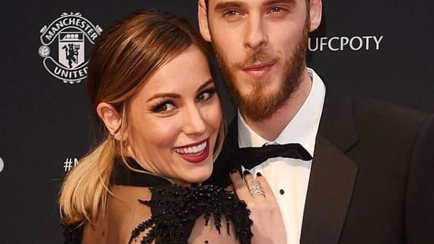 Edurne y David De Gea.