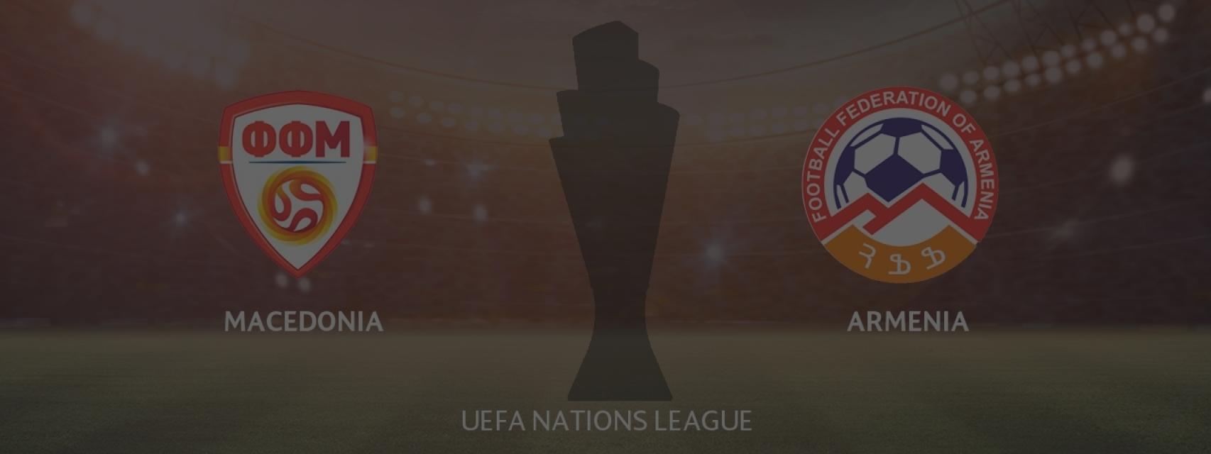 Macedonia - Armenia, UEFA Nations League