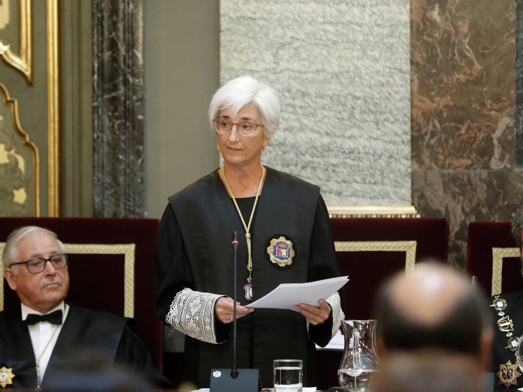 La fiscal general del Estado, María José Segarra.