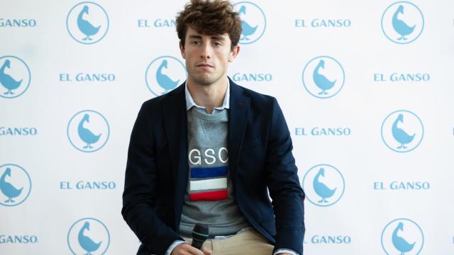 Odriozola en el acto de El Ganso