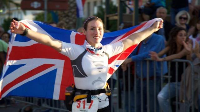 Sophie Power, en una carrera.