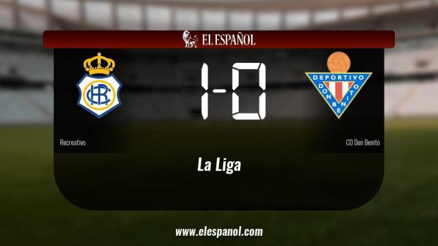 El Recreativo ganó en casa al Don Benito