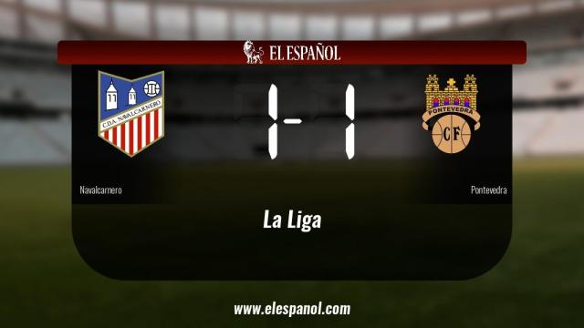 El Navalcarnero y el Pontevedra sólo sumaron un punto (1-1)