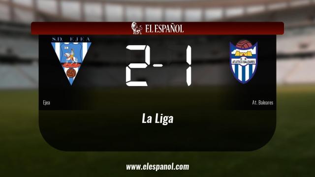 Los tres puntos se quedaron en casa: Ejea 2-1 At. Baleares