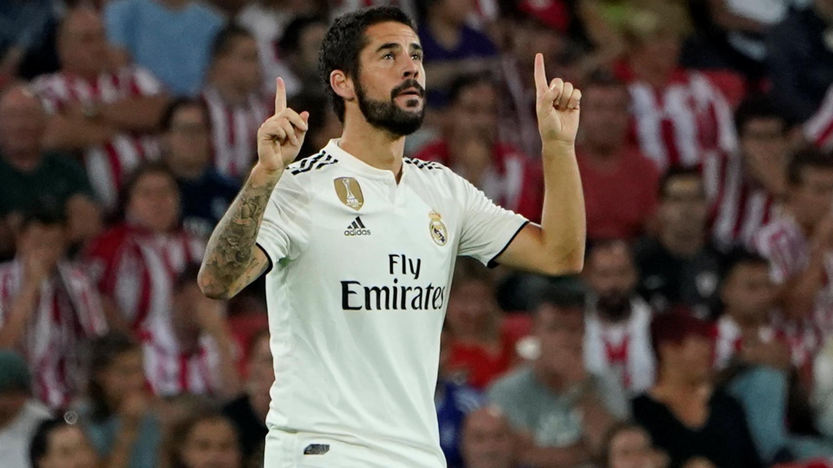 Isco Alarcón celebra un gol ante el Athletic