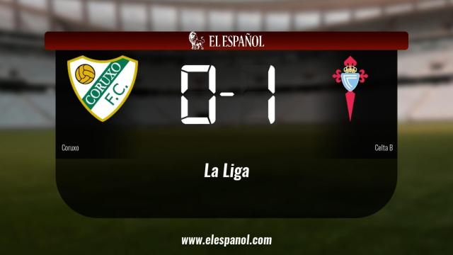 El Celta B derrotó al Coruxo por 0-1