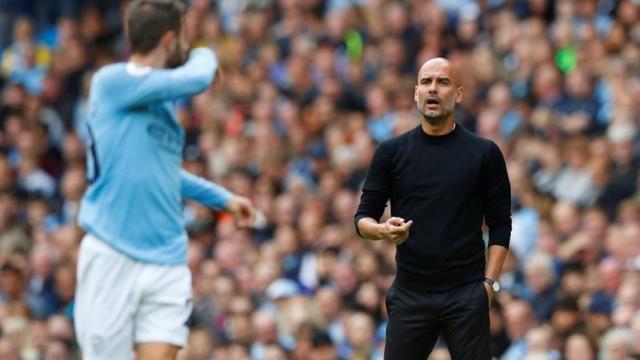 Guardiola enfadado con su equipo