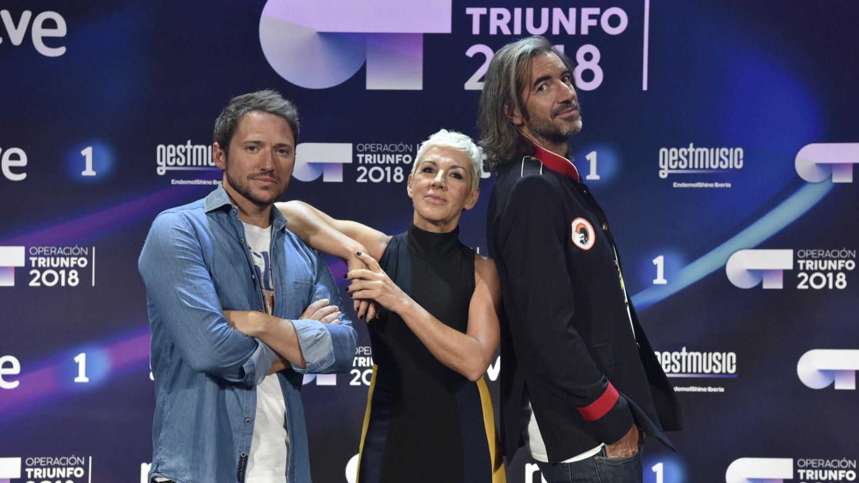 El jurado de 'Operación Triunfo'.