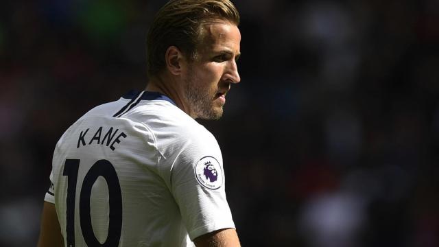 Harry Kane con el Tottenham.
