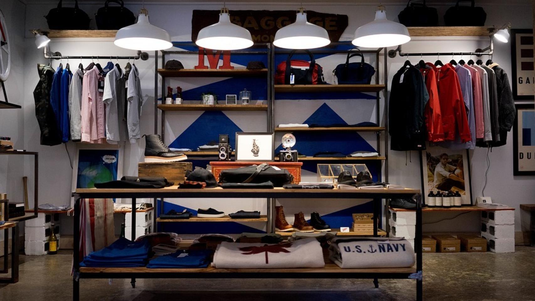 Una tienda de ropa.