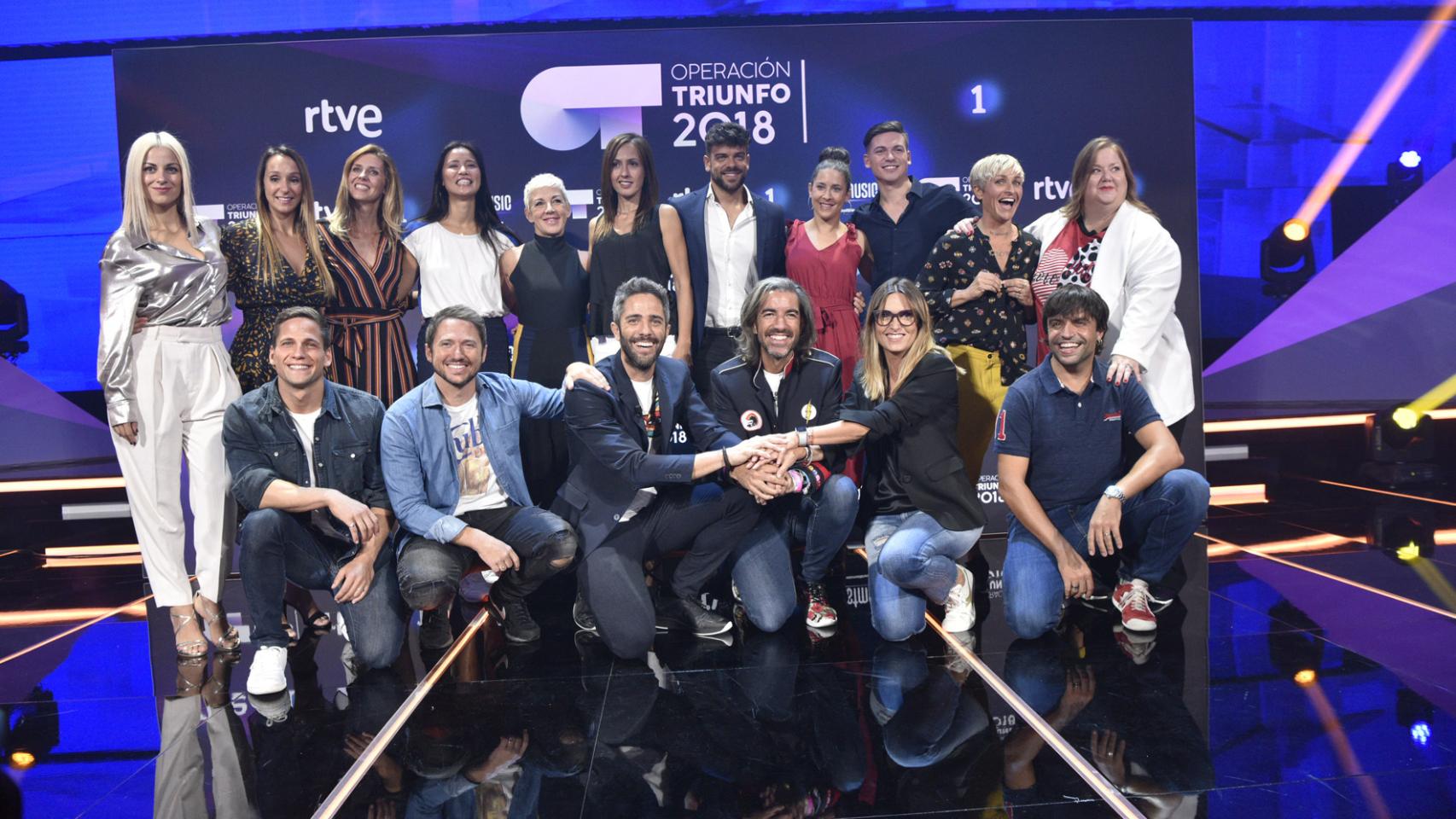 Jurado y profesores de 'OT 2018'.