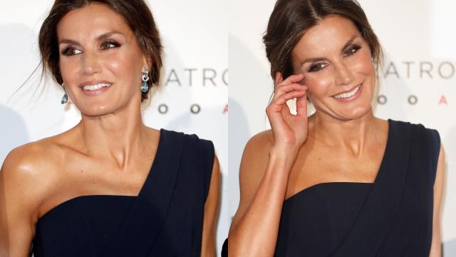 La reina Letizia en el Teatro Real de Madrid.