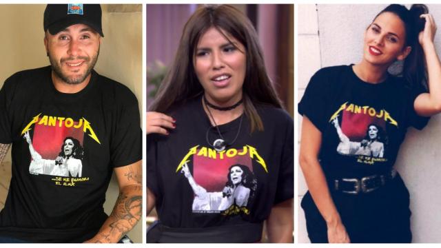 kiko Rivera, Isa Pantoja e Irene Rosales en montaje JALEOS.