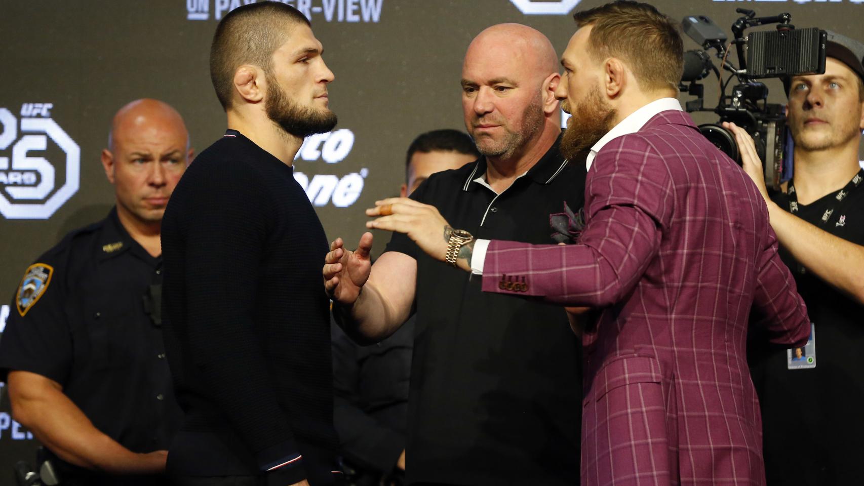 McGregor y Khabib se citaron 15 días antes del combate entre ambos.