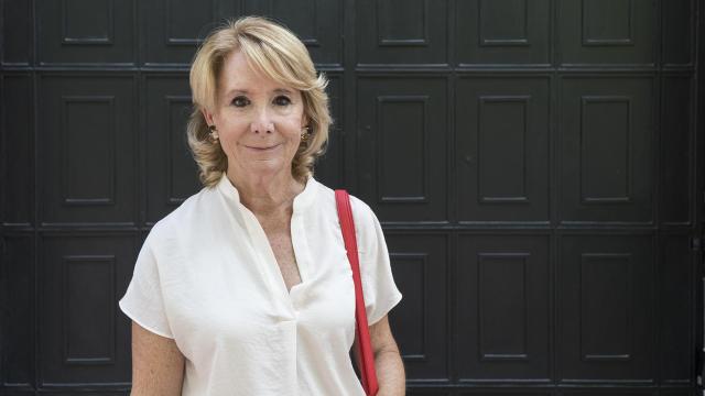 Esperanza Aguirre, el pasado viernes, en Madrid.