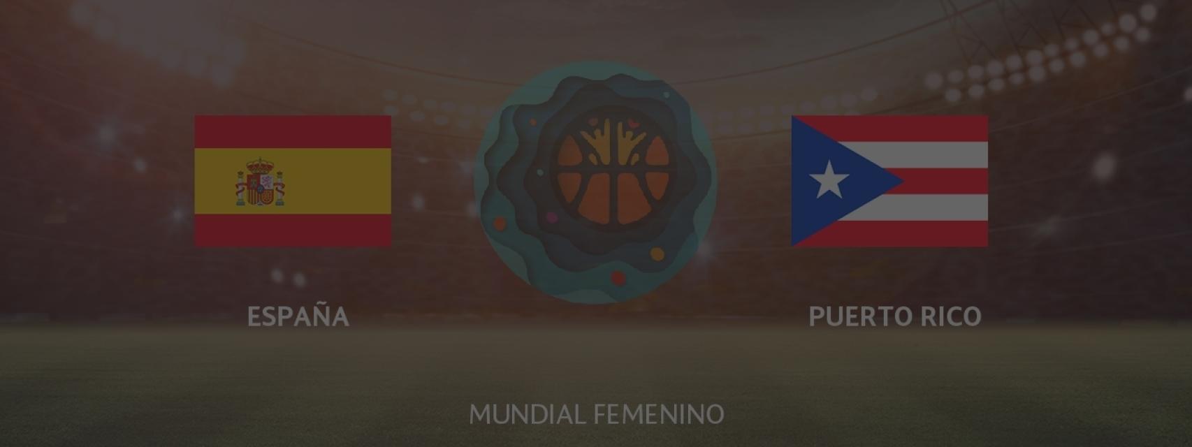 España - Puerto Rico, siga en directo el partido del Mundial Femenino